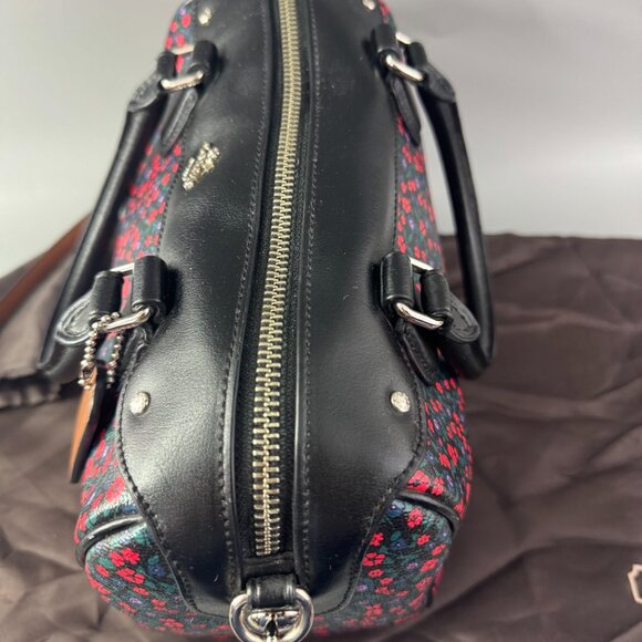 NWOT Authentic Coach F59445 Ranch Floral Print Mini Bennett Canvas Satchel - Picture 8 of 14